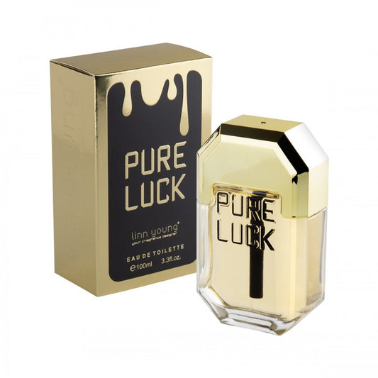 Linn Young EDT 100 ml "Pure Luck" – fragancia amaderada y especiada