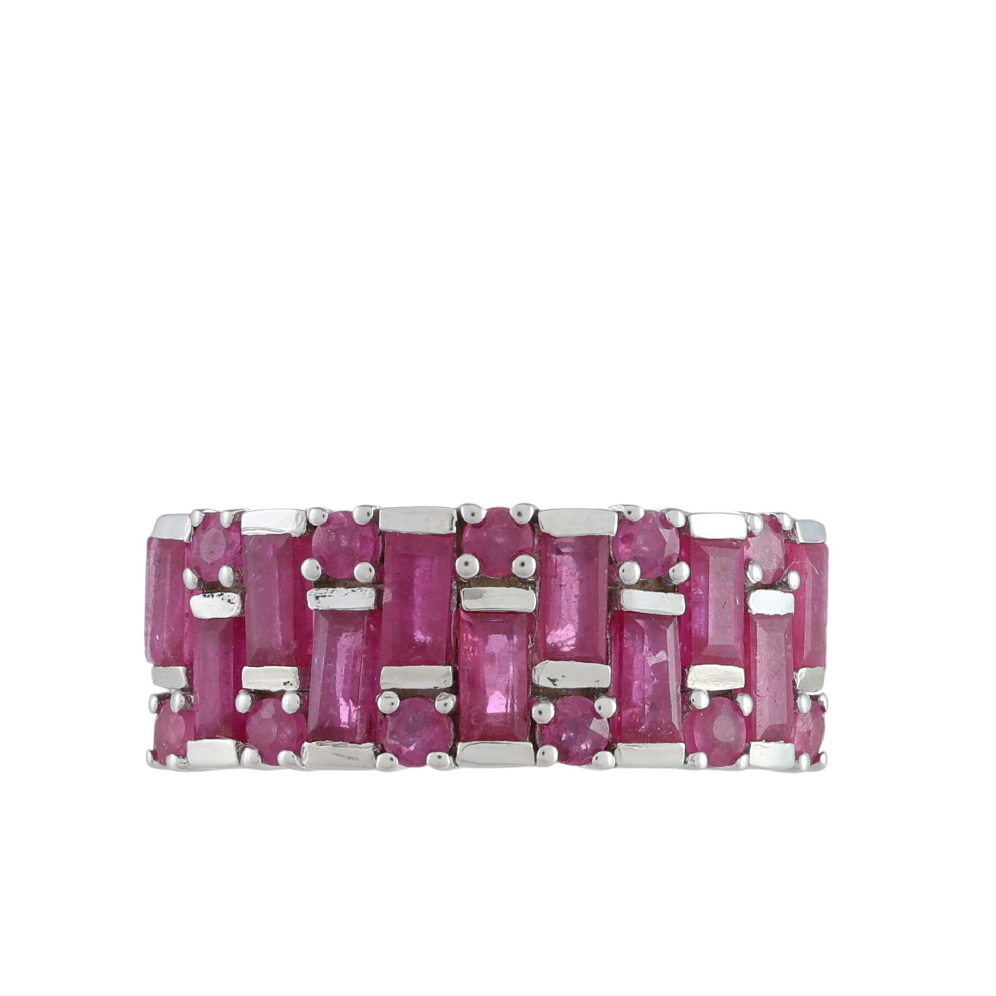 Anillo de Plata con Rubí de Tailandia 1 