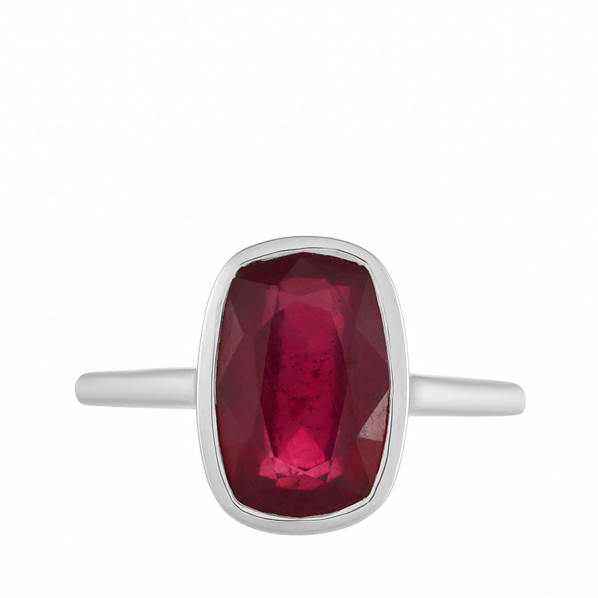 Anillo de Plata con Rubí de Tailandia 1 