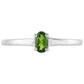 Anillo de Plata con Diópsido de Cromo