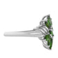 Anillo de Plata con Diópsido de Cromo