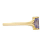 Anillo de Oro 9K con Tanzanita AAA