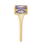 Anillo de Oro 9K con Tanzanita AAA