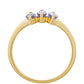 Anillo de Oro 9K con Tanzanita AAA