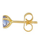 Pendientes de Oro 9K con Tanzanita AAA