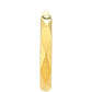 Anillo de Plata Bañada en Oro con Diamante Verde