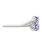 Anillo de Plata con Tanzanita AAA