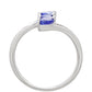 Anillo de Plata con Tanzanita AAA