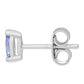 Conjunto de Plata con Tanzanita AAA ( Pendientes )