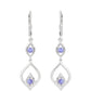 Pendientes de Plata con Tanzanita AAA