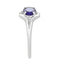 Anillo de Plata con Zafiro de Tailandia