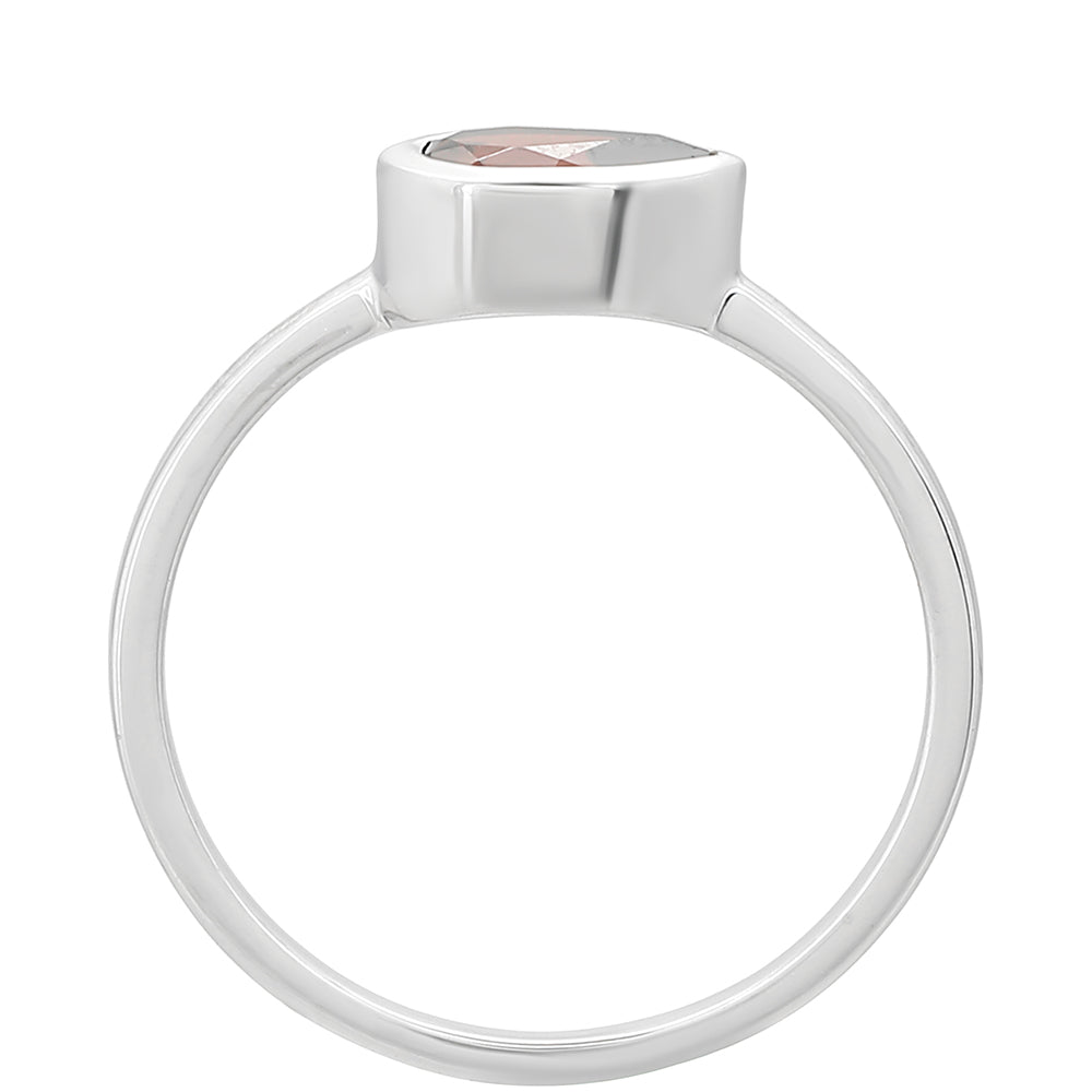 Anillo de Plata con Granate 4 