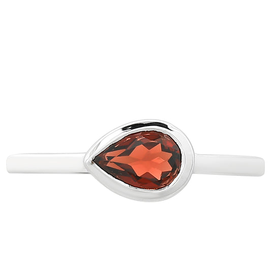 Anillo de Plata con Granate