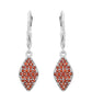 Pendientes de Plata con Granate