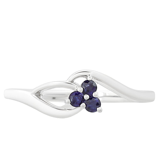 Anillo de Plata con Zafiro de Tailandia