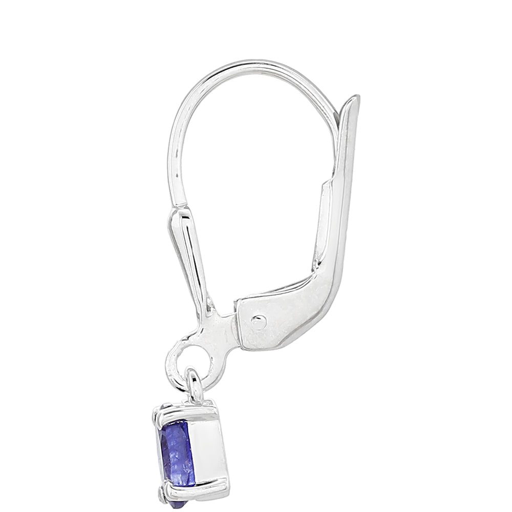 Pendientes de Plata con Zafiro de Tailandia 2 