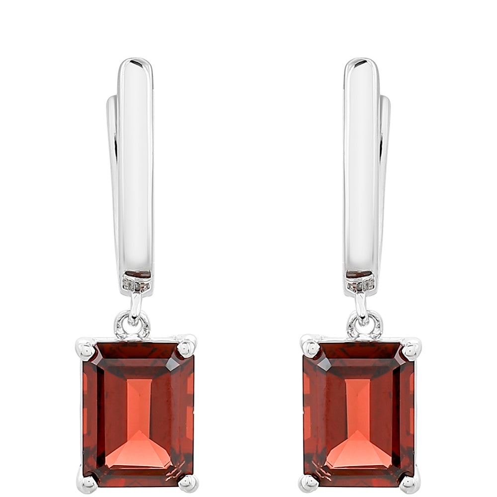 Pendientes de Plata con Granate