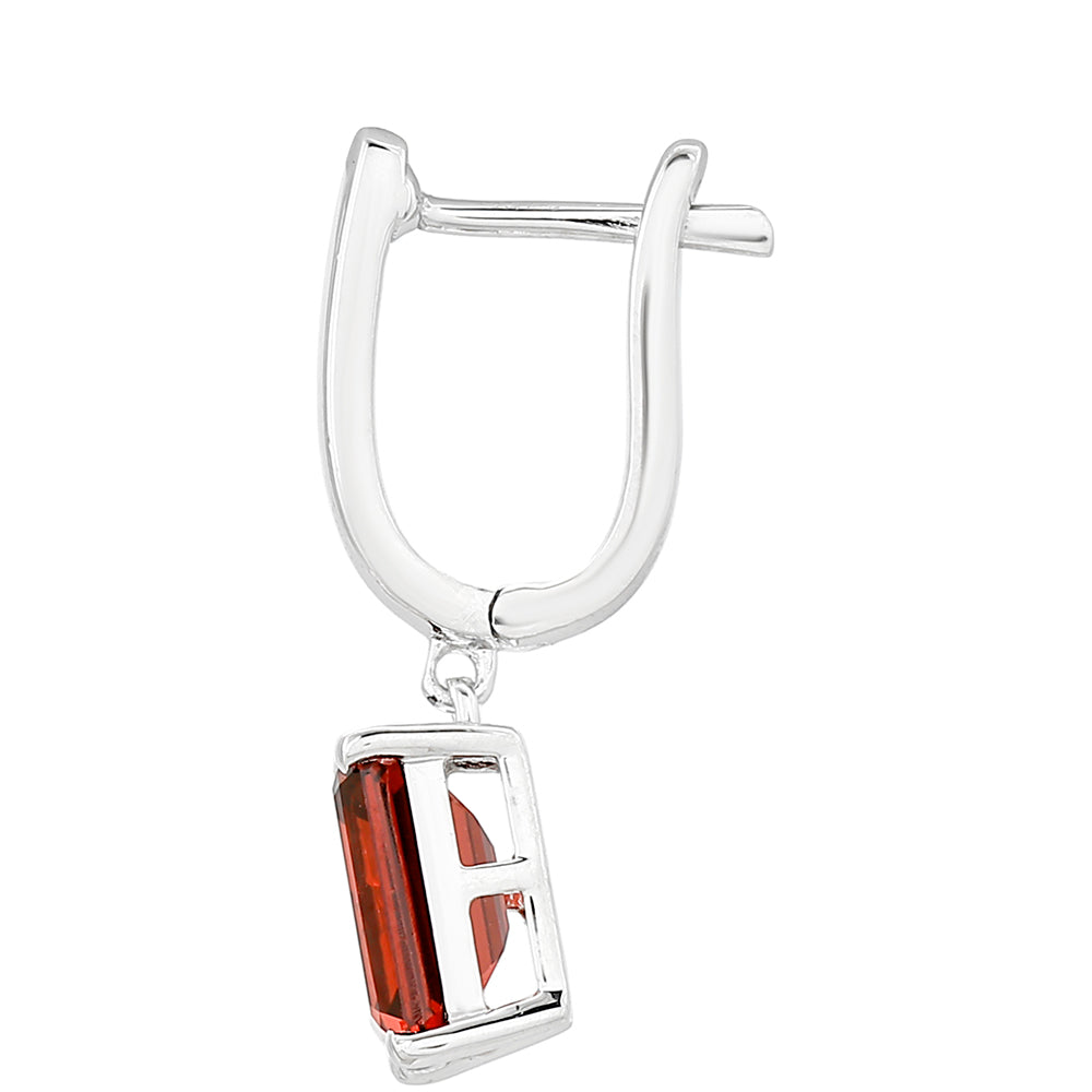 Pendientes de Plata con Granate