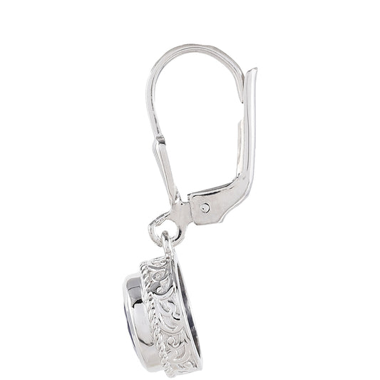 Pendientes de Plata con Zafiro de Tailandia