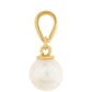 Colgante de Plata Bañada en Oro con Perla Barroca Cultivada de Agua Dulce