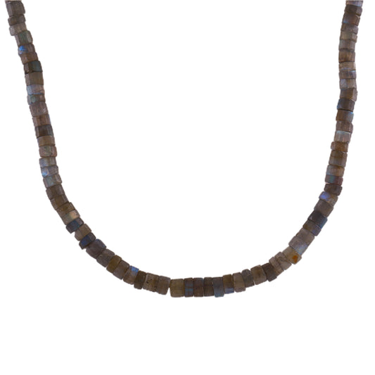 Collar de Plata con Labradorita