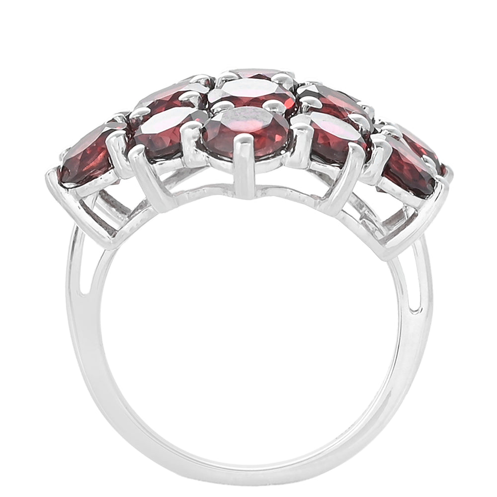 Anillo de Plata con Granate Rodolita 4 
