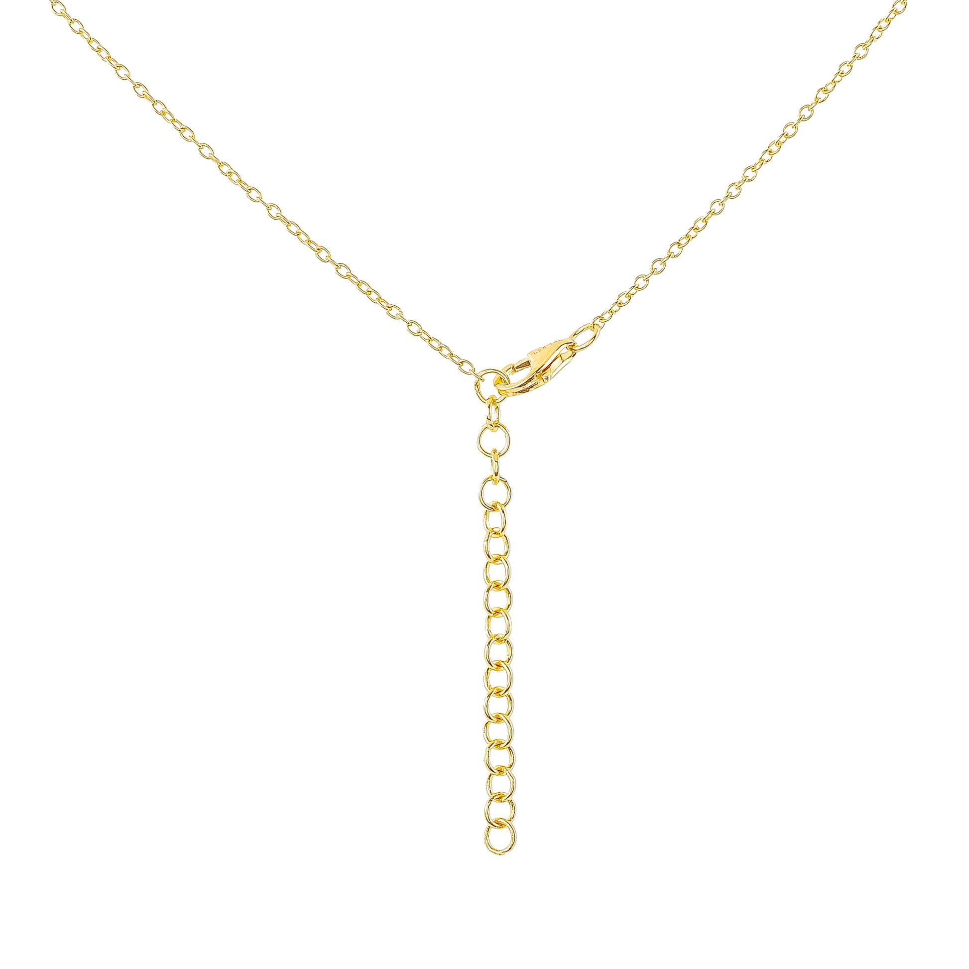 Collar de Plata Bañada en Oro con Concha de abulón 2 