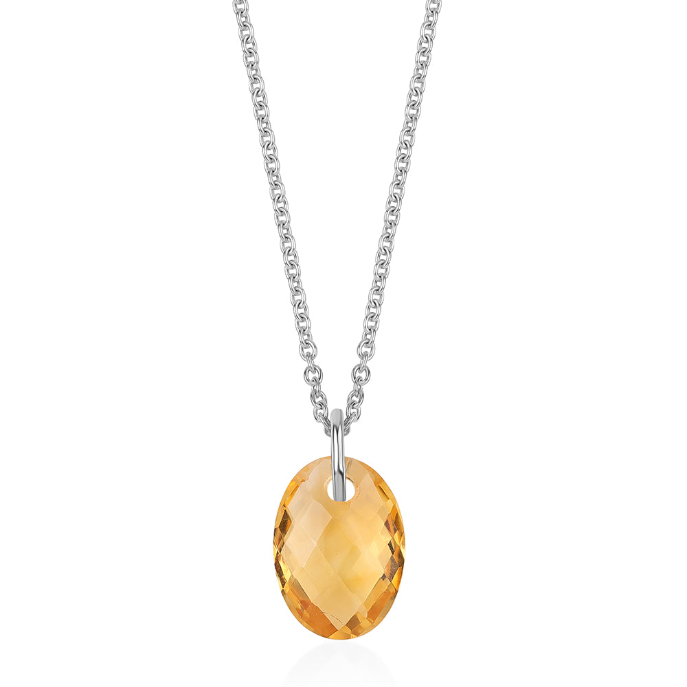 Colgante de Plata con Citrino