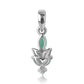 Colgante de Plata con Esmeralda de Brasil