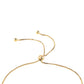 Pulsera de Plata Bañada en Oro con Granate Barton