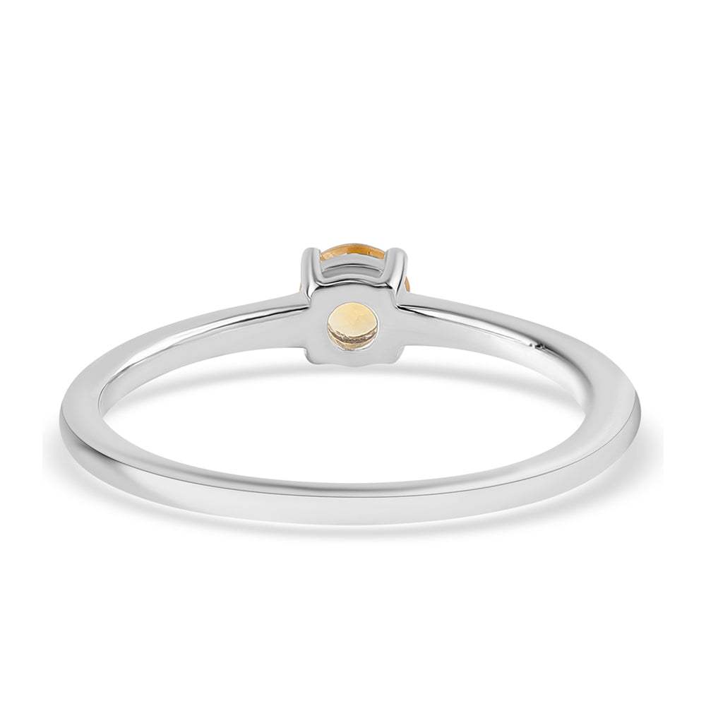 Anillo de Plata con Citrino 3 