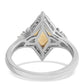 Anillo de Plata con Citrino y Topacio Blanco