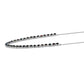 Collar de Plata con Ópalo negro medianoche Lega Dembi de Ëtiopía