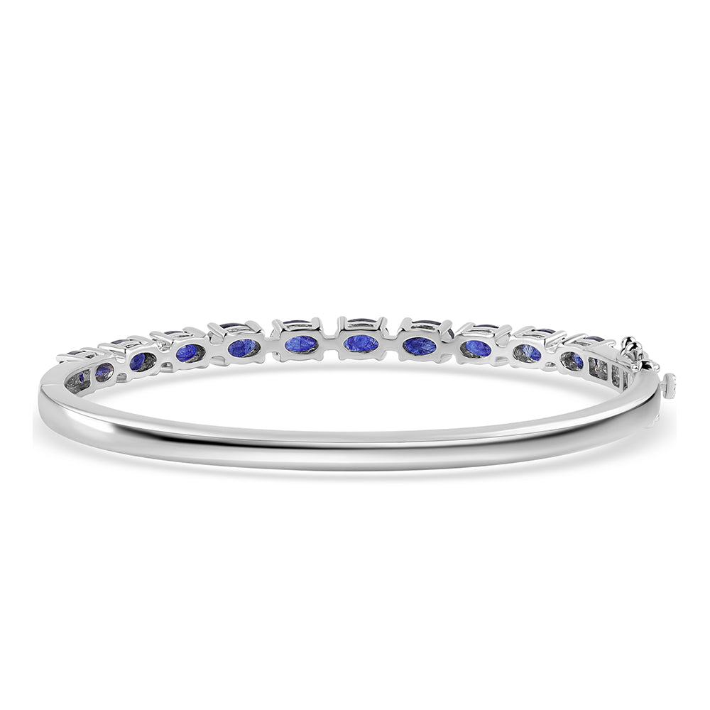Pulsera de Plata con Zafiro Azul Australiano 3 