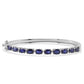 Pulsera de Plata con Zafiro Azul Australiano
