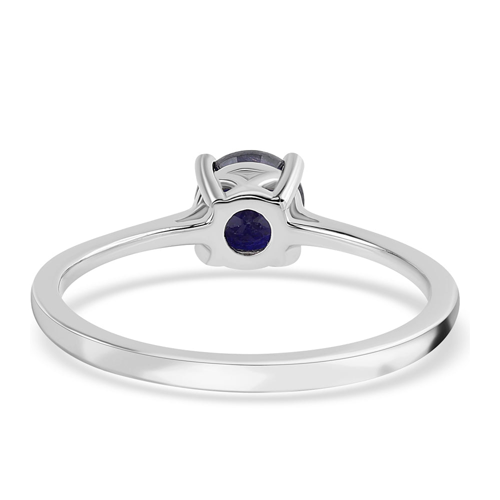 Anillo de Plata con Zafiro Azul Australiano 3 