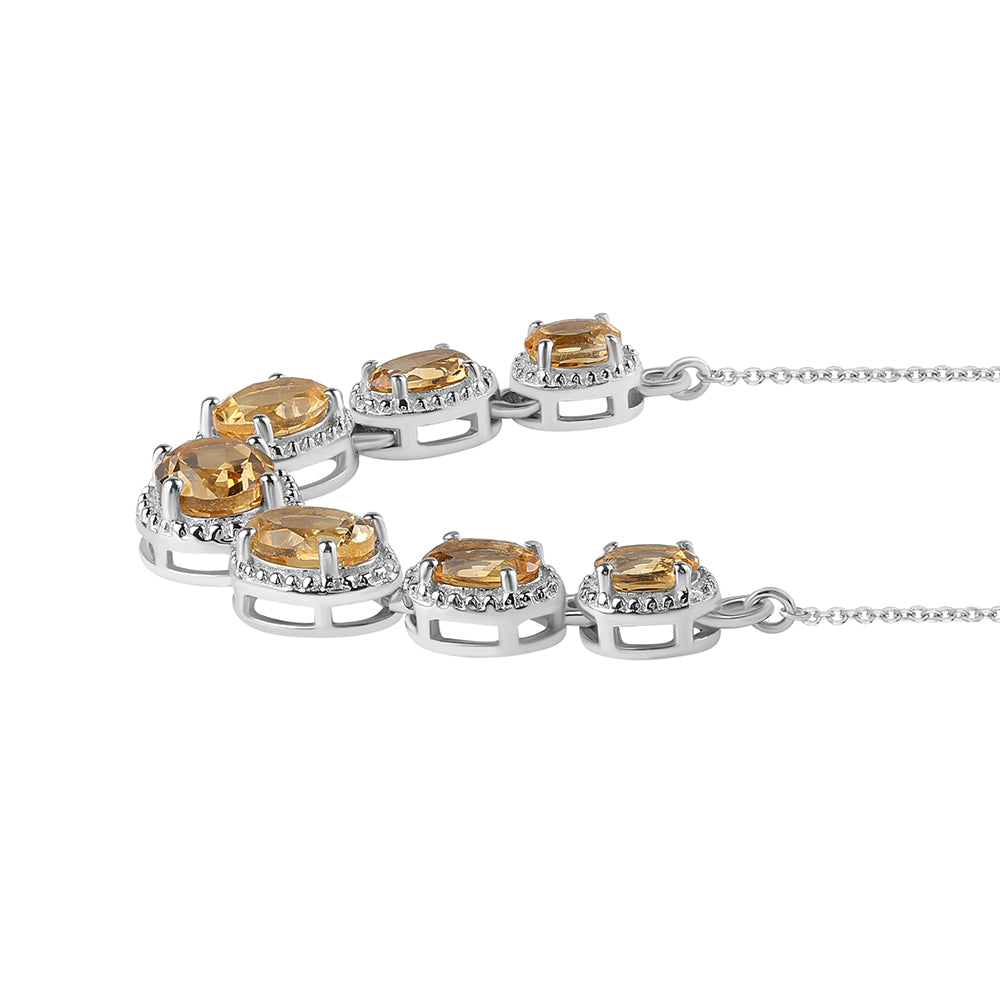 Collar de Plata con Citrino 2 