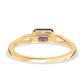 Anillo de Plata Bañada en Oro con Lolita