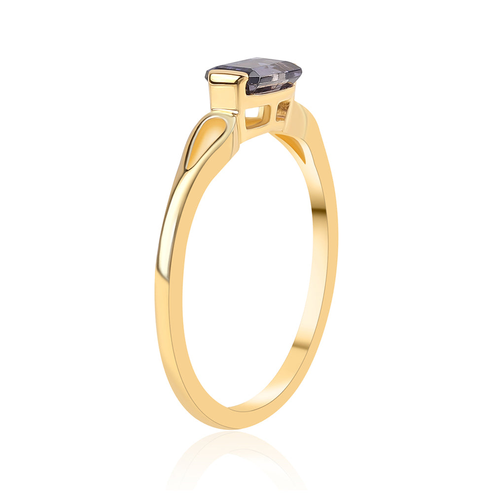 Anillo de Plata Bañada en Oro con Lolita 3 