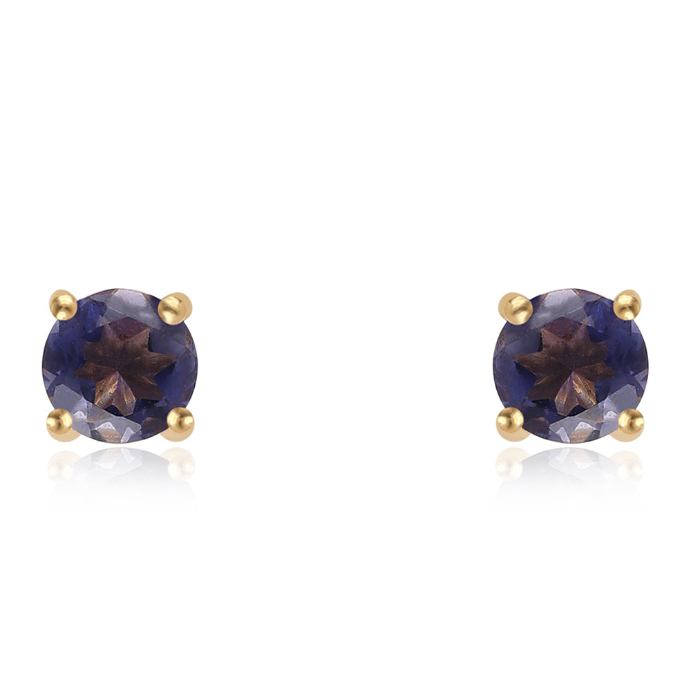Pendientes de Plata Bañada en Oro con Lolita 2 