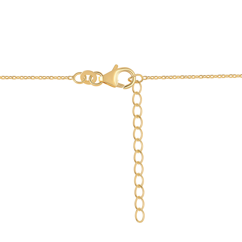 Collar de Plata Bañada en Oro con Amatista Rosa de Francia y Citrino