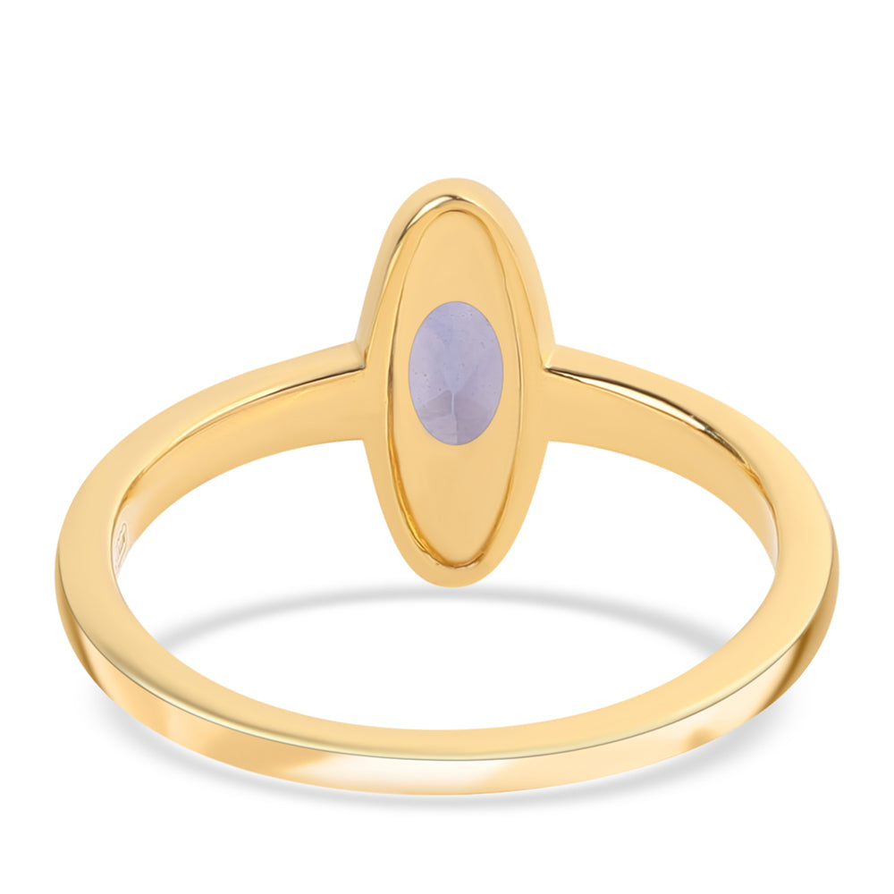 Anillo de Plata Bañada en Oro con Lolita 2 