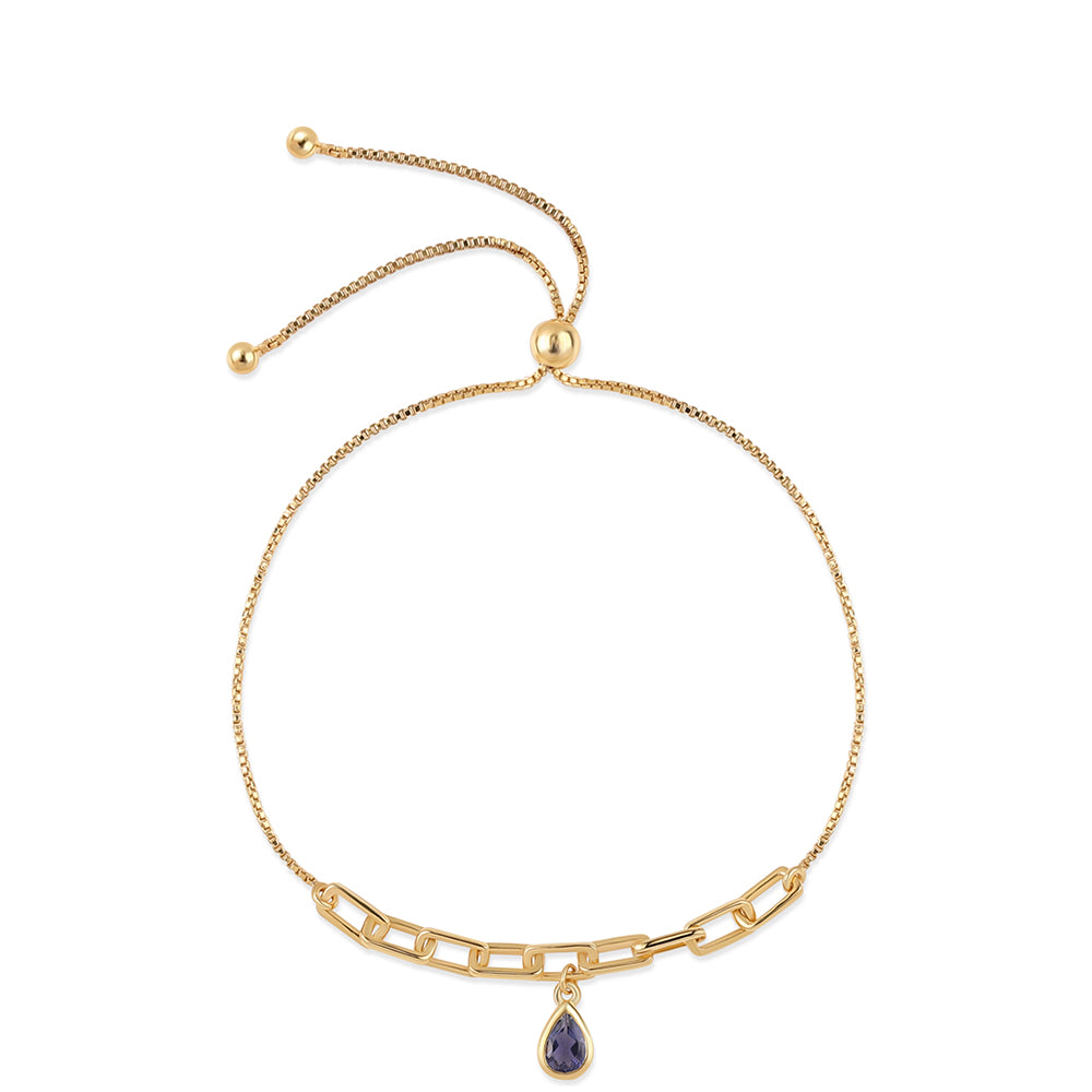 Pulsera de Plata Bañada en Oro con Lolita 1 