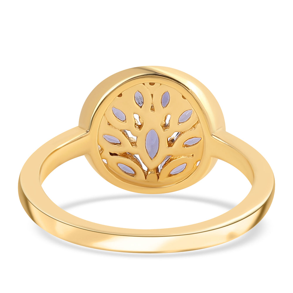 Anillo de Plata Bañada en Oro con Lolita 2 