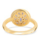 Anillo de Plata Bañada en Oro con Lolita