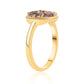 Anillo de Plata Bañada en Oro con Lolita