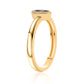 Anillo de Plata Bañada en Oro con Lolita