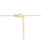 Collar de Plata Bañada en Oro con Lolita