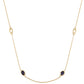 Collar de Plata Bañada en Oro con Lolita