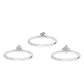 Conjunto de Plata con Rubí de Tailandia y Esmeralda de Brasil ( Anillo )